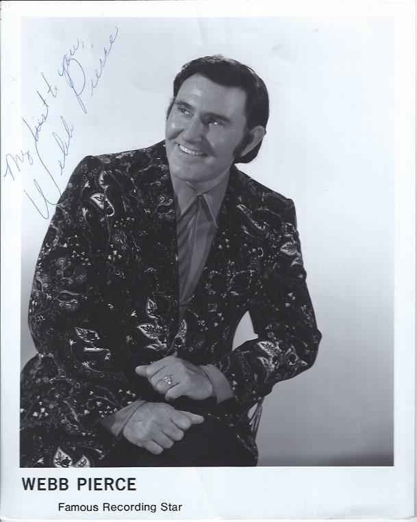 Image for Autographed Photograph of Webb Pierce
